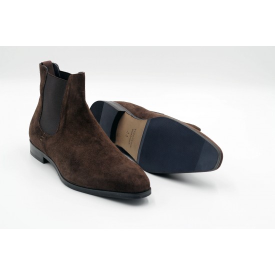 iMaschi handcrafted brown suede boots (3412) by www.lallymenswear.com