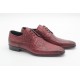 iMaschi Handcrafted  Wine Pattern Shoes 