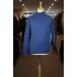 Kessler Blue Half Zip Merino Wool Blend Pullover
