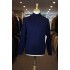Kessler Navy Half Zip Merino Wool Blend Pullover