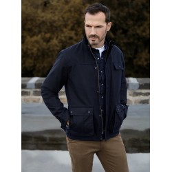 Mish Mash Utilis Navy Wax Jacket