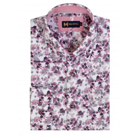 Mish Mash Bedrock White Pink Shirt Mish Mash Bedrock White Pink Shirt
