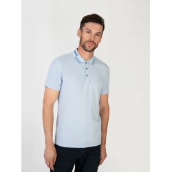 Mish Mash Finn sky blue polo