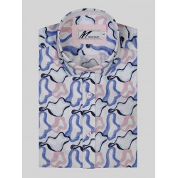 Mish Mash Marine White Short Sleeve Shirt