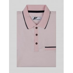 Mish Mash Tonto Pale Pink Polo