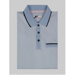 Mish Mash Sky Blue Tonto Polo