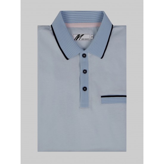 Mish Mash Sky Blue Tonto Polo