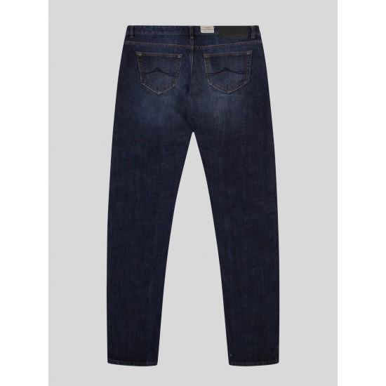Mish Mash 1987 Straight Fit Raider Dark Rigid Jeans