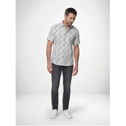 Mish Mash Starburst Lime Short Sleeve Shirt
