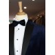 White Label Navy Velvet Tuxedo Suit