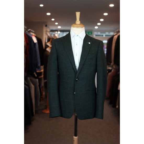 White Label Green Check Joshua Blazer