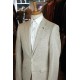 White Label Tapered Fit Beige Linen Jordan Blazer