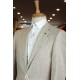 White Label Tapered Fit Beige Linen Jordan Blazer