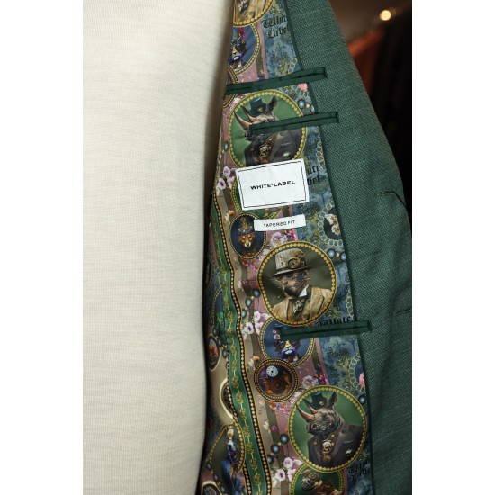 White Label Tapered Fit Green Joshua Blazer